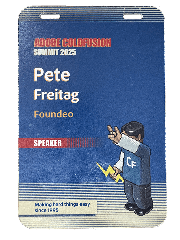 ColdFusion Summit Badge